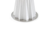 Cabaret Modern White Round Dining Table