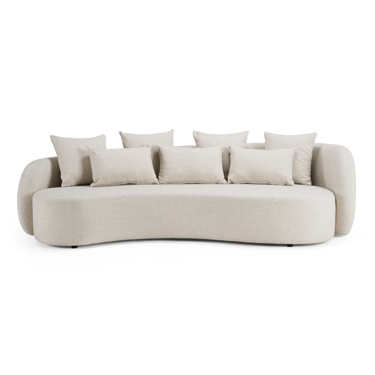 Tabarca Outdoor Beige Fabric 4 Seat Sofa