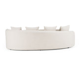 Tabarca Outdoor Beige Fabric 4 Seat Sofa