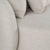 Tabarca Outdoor Beige Fabric 4 Seat Sofa