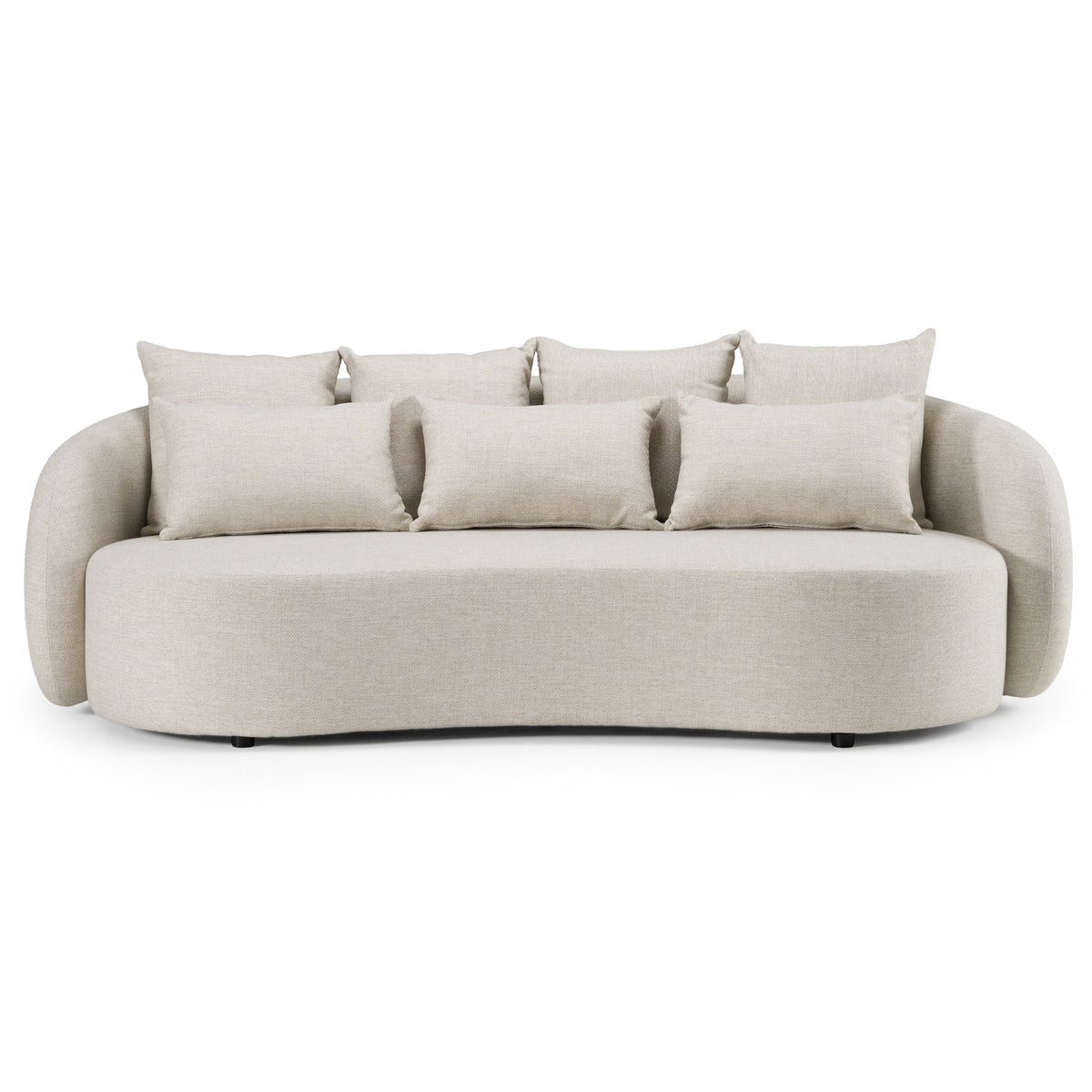 Tabarca Outdoor Beige Fabric 3 Seat Sofa