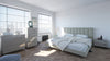 Eastern King Hera Modern Grey Bedroom Set