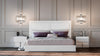 Full Size Nicla Italian Modern White Bedroom Set
