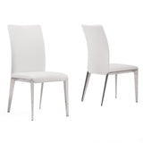Taryn Modern White Dining Chair (Set of 2)