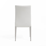 Taryn Modern White Dining Chair (Set of 2)