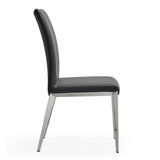 Taryn Modern Dark Grey Dining Chair (Set of 2)