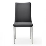 Taryn Modern Dark Grey Dining Chair (Set of 2)