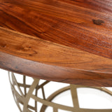 Taylor Round 47" Live Edge Dining Table