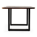 Taylor Modern 79" Live Edge Wood Dining Table
