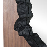 Timber Modern Walnut Leaning Floor Mirror