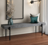 Timlin Modern Concrete & Metal Bench