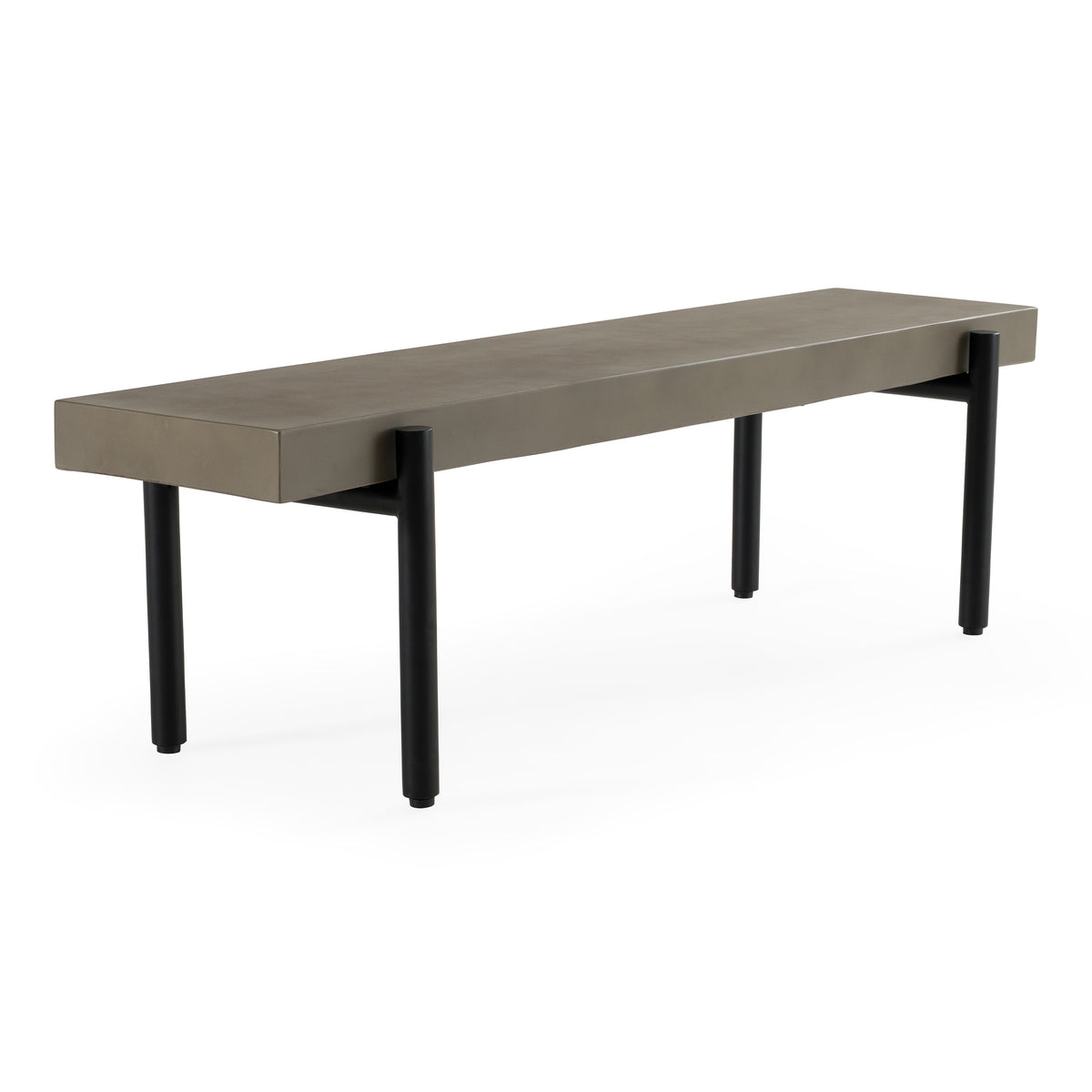 Timlin Modern Concrete & Metal Bench