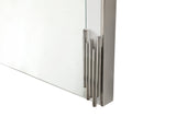 Token California King Modern Cream & Stainless Steel Bed + Nightstands