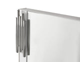 Token California King Modern Cream & Stainless Steel Bed + Nightstands