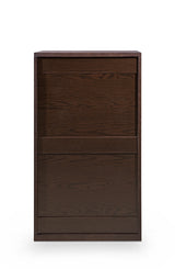 Torino Modern Brown Oak & Grey Chest