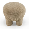 Trevor Modern Tan Fabric Ottoman