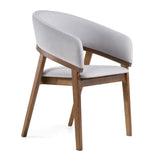 Truman Mid-Century Modern Walnut Extendable Dining Table + 8 Chairs Set