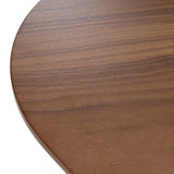 Truman Mid-Century Modern Walnut Extendable Dining Table + 8 Chairs Set