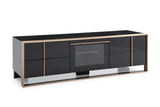Cartier Modern Black & Rosegold TV Stand