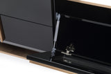 Cartier Modern Black & Rosegold TV Stand