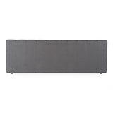 Tyree Modern Tufted Grey Fabric Bed