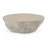Tyrel Modern Beige Fiberform Coffee Table
