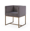  Mielcasa | Grey Modrest Marty Modern Dark Grey & Copper Antique Brass Dining Chair | SKU VGVCB8368-DGRY-DC | MPN: 78643 | Free Delivery & Free Return