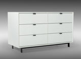 Valencia Contemporary White Dresser