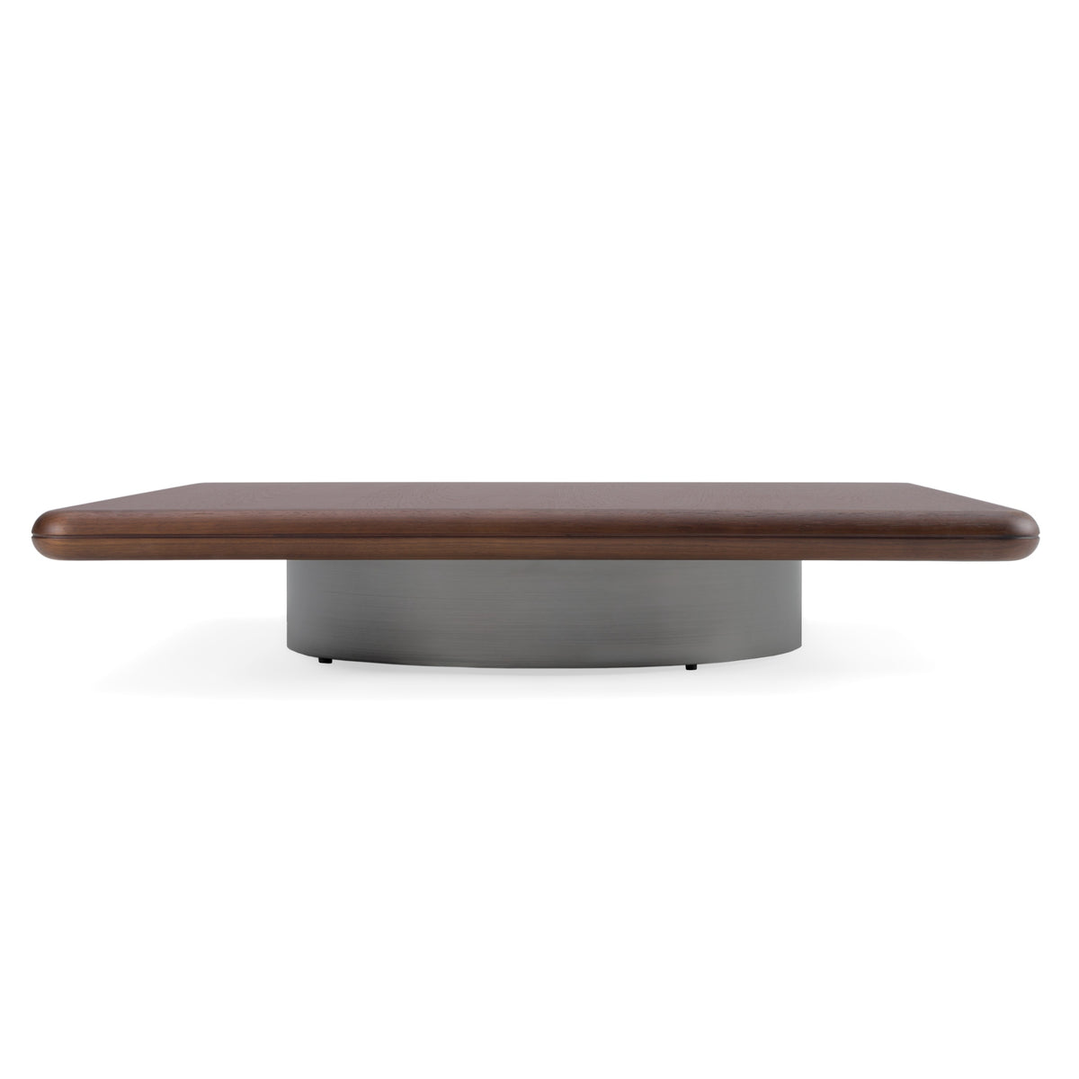 Valley Modern Walnut + Titanium Low Coffee Table