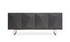 Vanguard Modern Dark Grey High Gloss Buffet
