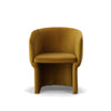 Vassar Burnt Umber Velvet Dining Chair