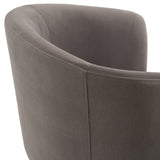 Vassar Modern Grey Velvet Dining Chair