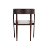 Vegas Modern Light Grey + Walnut Oak Dining Chair (Set of 2)