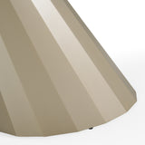 Vela Modern Ceramic + Brass Console Table