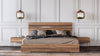  Mielcasa | Walnut Queen Nova Domus Lorenzo Italian Modern Light Oak Bed | SKU VGACLORENZO-BED-Q | MPN: 74479|74479A | Free Delivery & Free Return