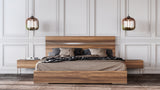 Lorenzo Italian Modern Light Oak Bedroom Set