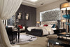 Queen Bellagio Luxurious Transitional Crocodile Lacquer Bed