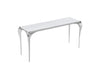 Vince Faux Marble & Stainless Steel Console Table