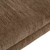 Voight Contemporary Brown Fabric Sofa