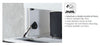 VR275 Verona White TV Entertainment System Made In Italy