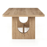Walz Modern Natural Oak Rectangular Dining Table