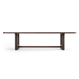 Walz Modern Brown Oak Rectangular Dining Table