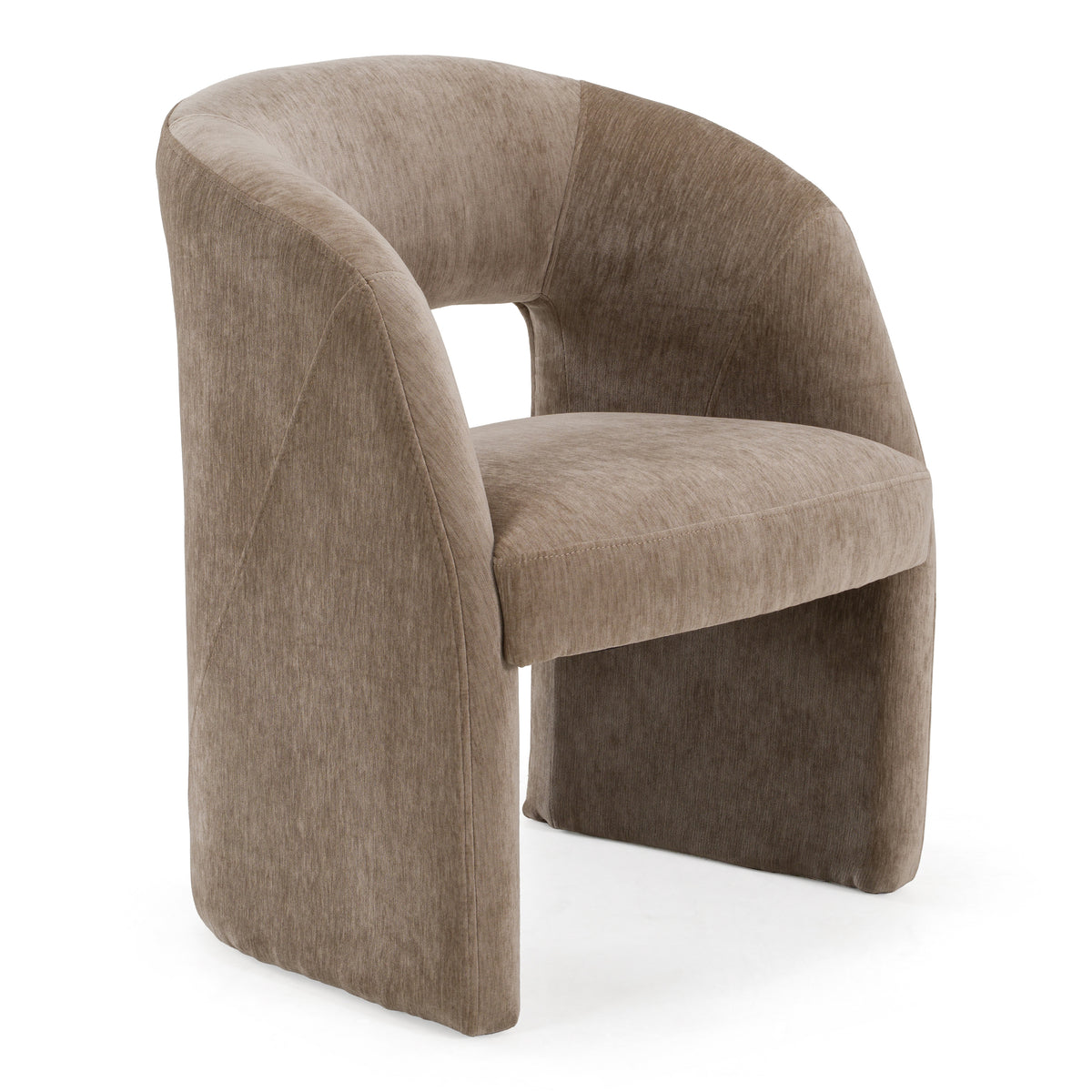 Weaver Modern Tan Fabric Dining Chair