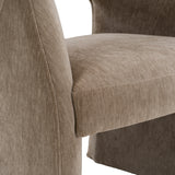 Weaver Modern Tan Fabric Dining Chair