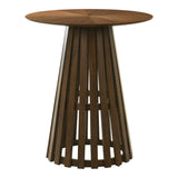 Weiss Mid-Century Modern Walnut Round Bar Table