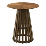 Weiss Mid-Century Modern Walnut Round Bar Table