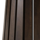 Weiss Mid-Century Modern Wenge Round Dining Table