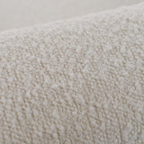 Wilber Modern Off-White Fabric + Grey Wood Accent Chair