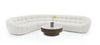 Yolonda Off-White Fabric Sectional Sofa