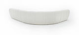 Yolonda Off-White Fabric Sectional Sofa